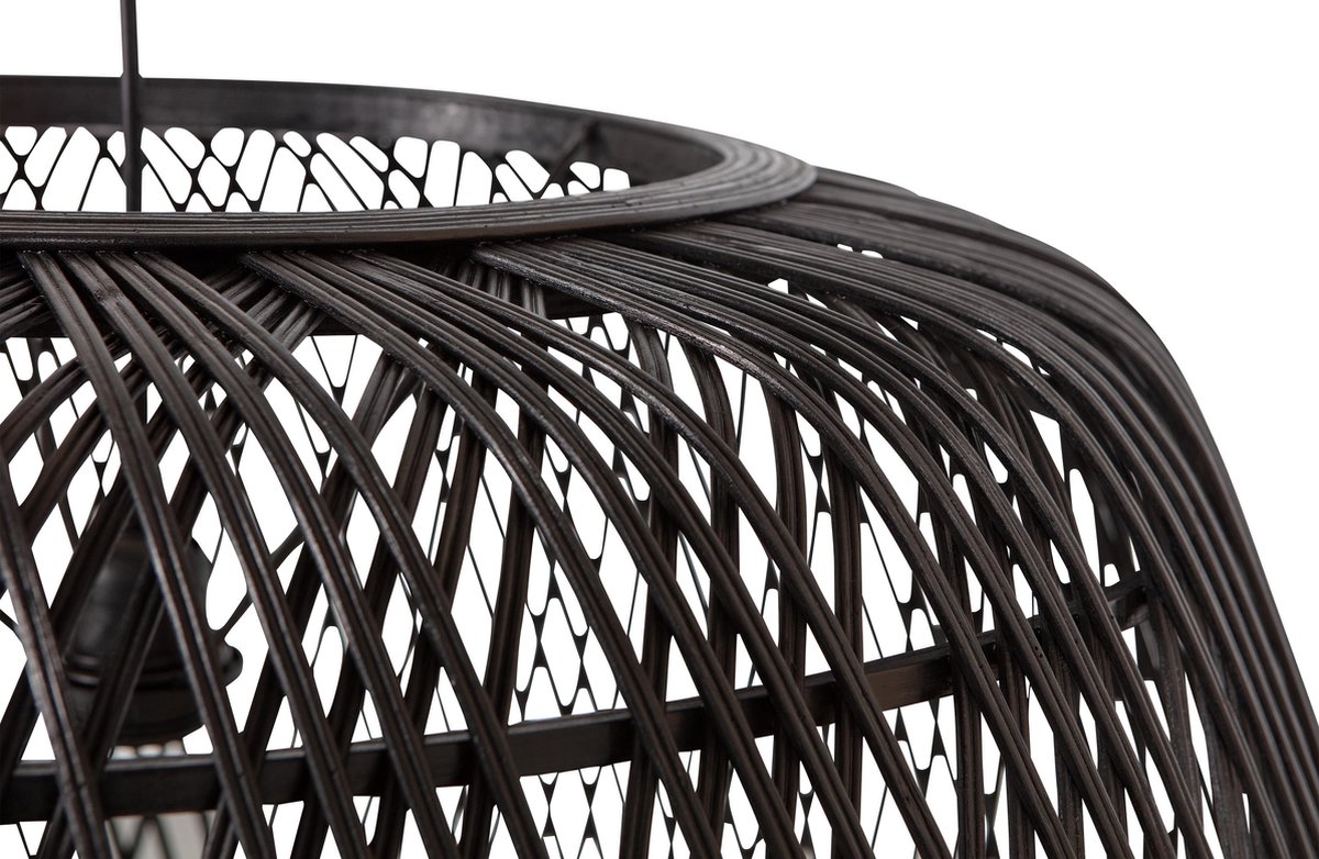 Woood Moza Hanglamp - - Zwart