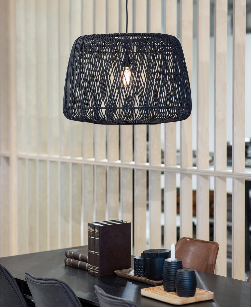 Woood Moza Hanglamp - - Zwart