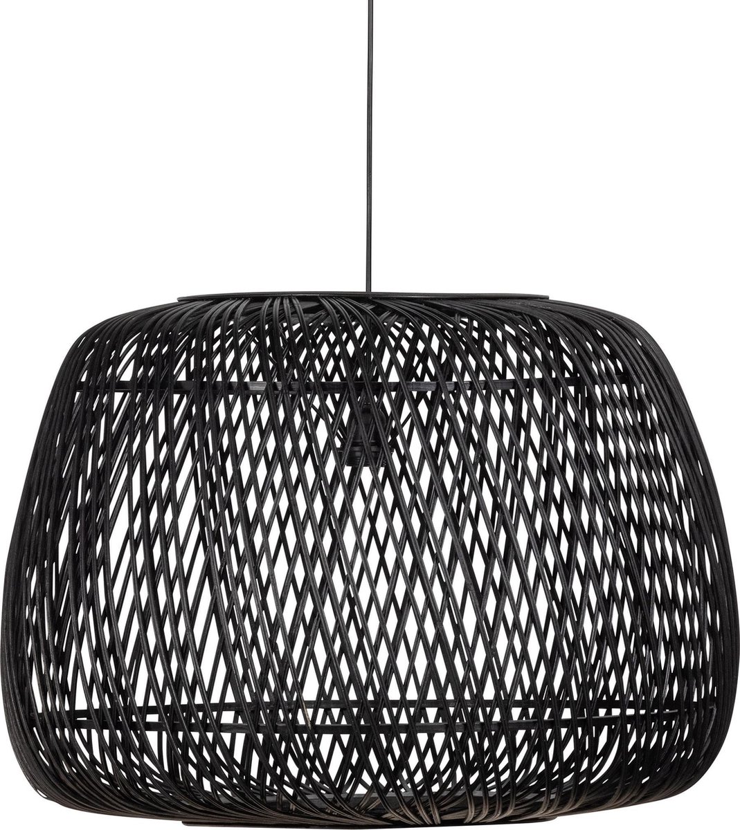 Woood Moza Hanglamp - - Zwart