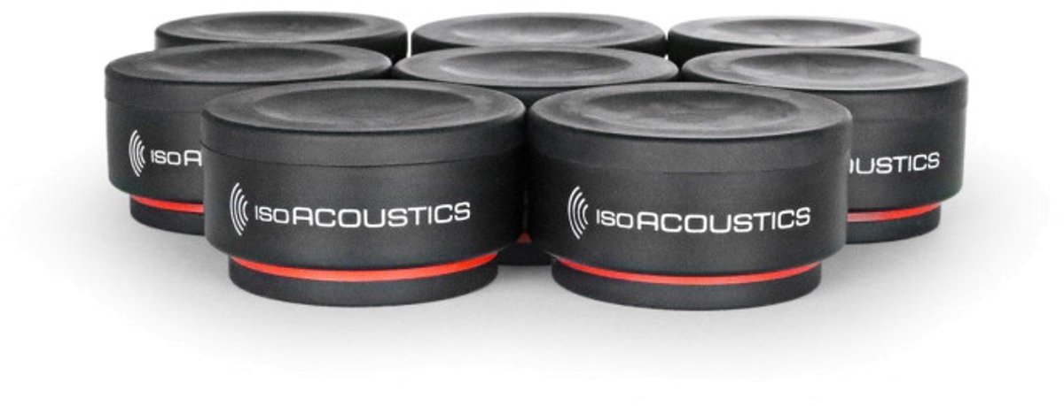 IsoAcoustics ISO-PUCK MINI studio monitor isolatie (8 stuks)