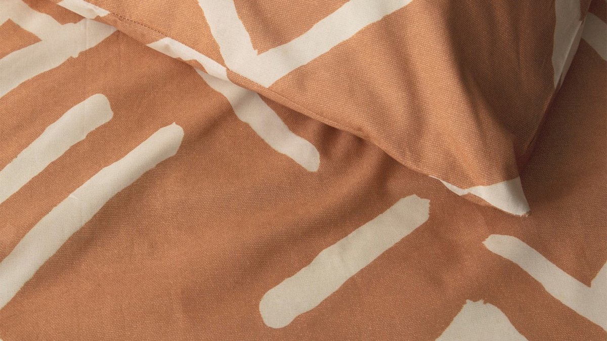 Damai Dekbedovertrek Cinderella Kline Caramel - Katoen - Bruin