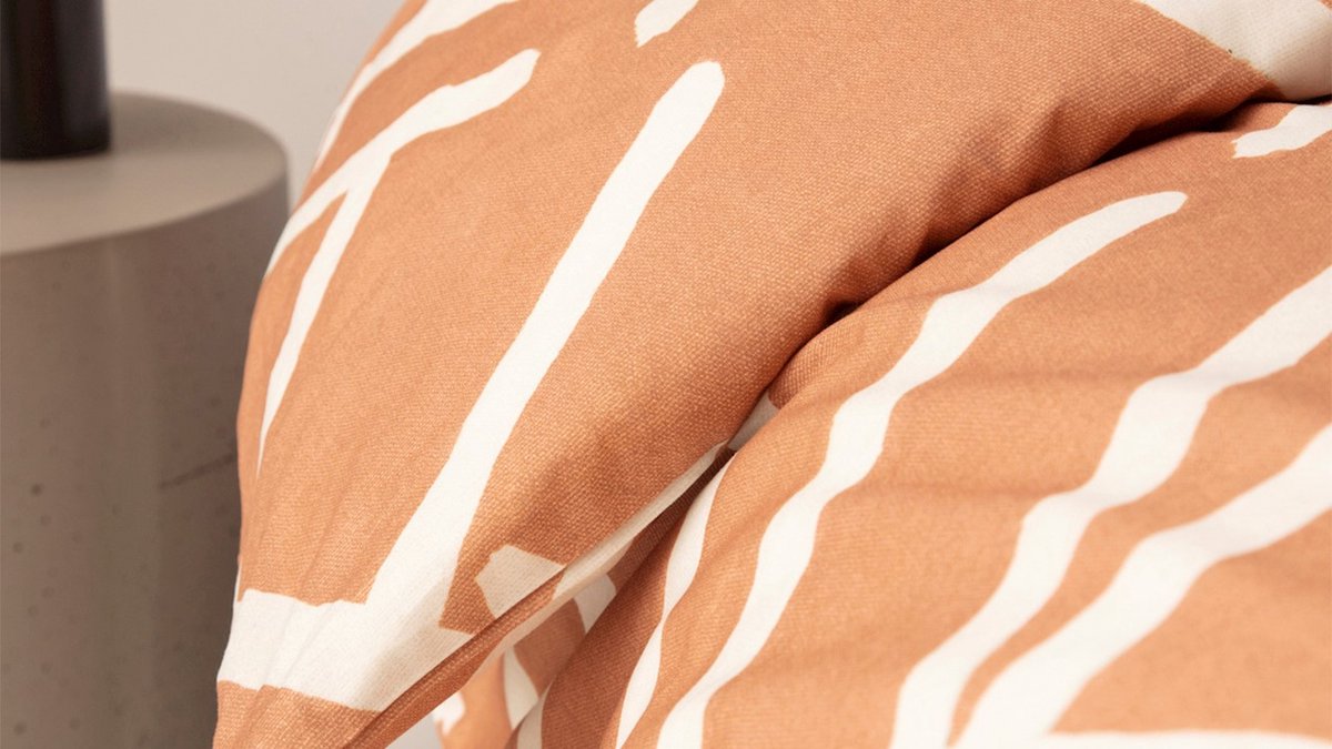 Damai Dekbedovertrek Cinderella Kline Caramel - Katoen - Bruin