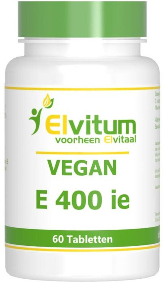 Elvitaal Vitamine E400 vegan 60 tabletten