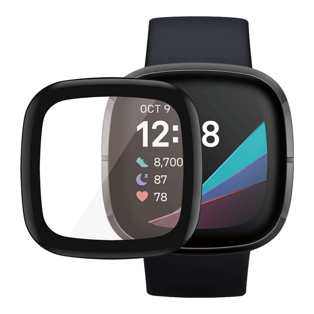 PanzerGlass Fitbit Sense, Versa 3 Screenprotector Glas - Negro comparar? |  El Panda