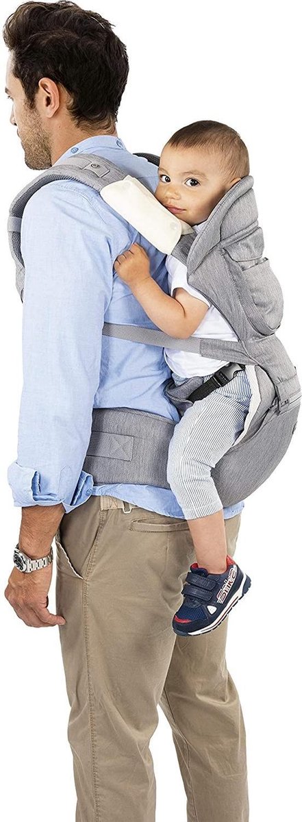 Chicco Draagzak Hip Seat Junior 60 Cm Polyester Antraciet - Beige