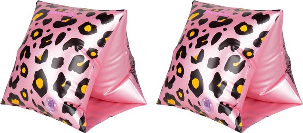 Swim Essentials Zwembandjes Panterprint 0-2 Jaar - Roze