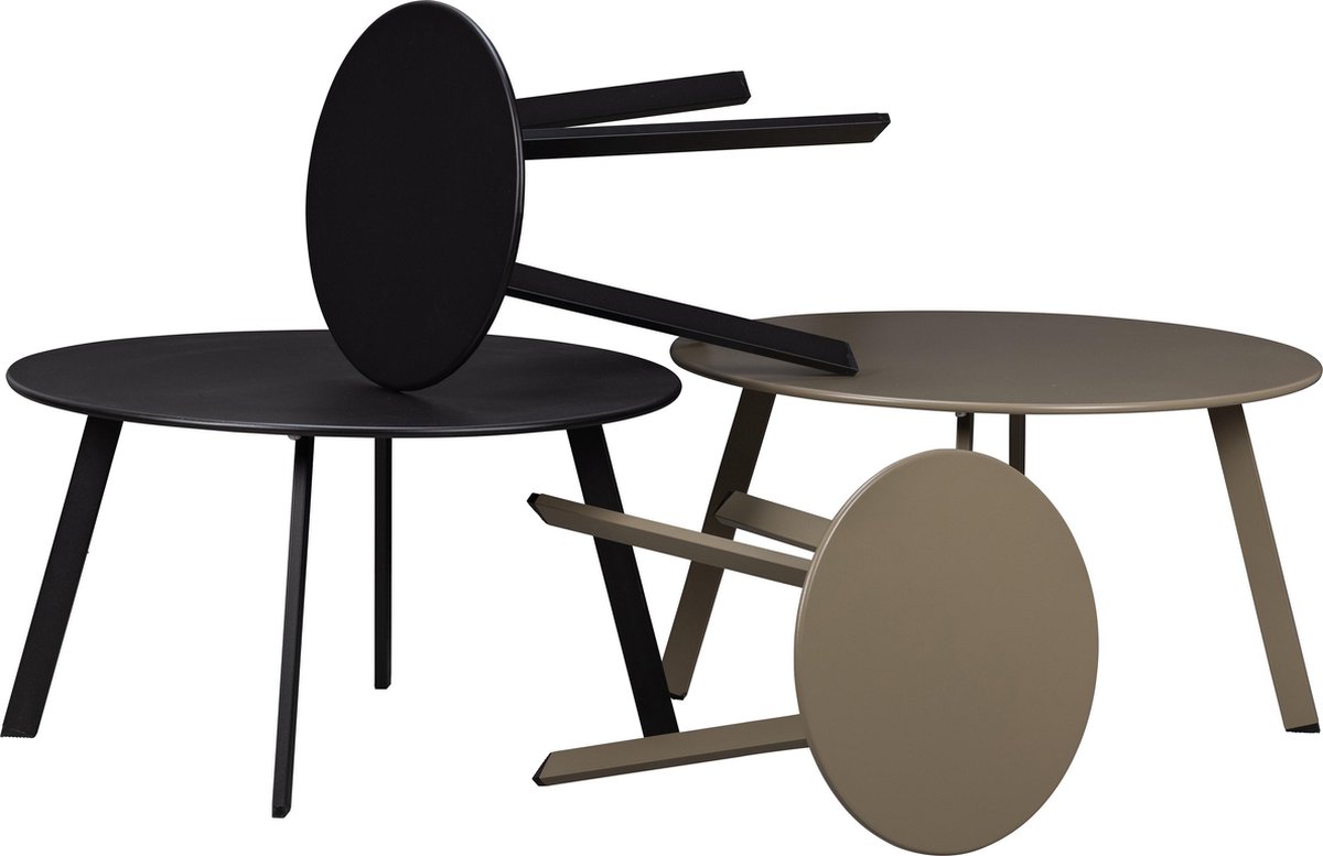 Trendhopper Woood Fer Bijzettafel - - Zwart