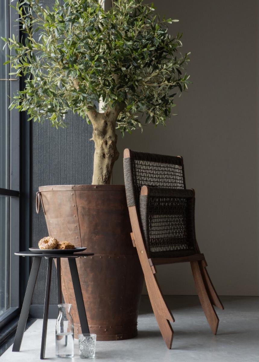 Trendhopper Woood Fer Bijzettafel - - Zwart