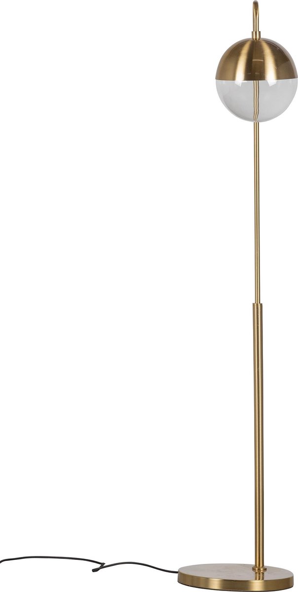 BePureHome Globular Vloerlamp - Antique Brass - Goud