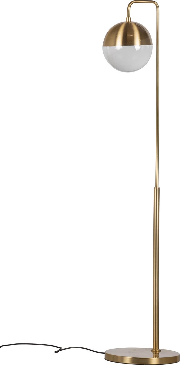 BePureHome Globular Vloerlamp - Antique Brass - Goud