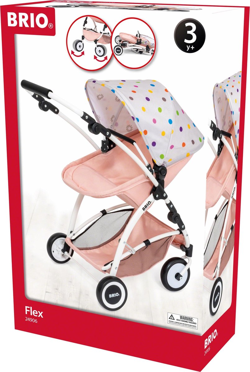 Brio Flex Poppenwagen - 24906000