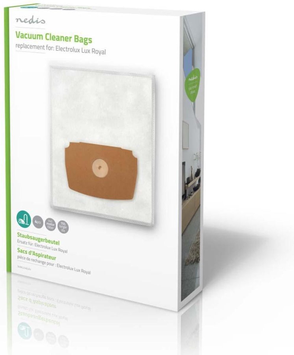 Nedis Dubg224ele4 Stofzuigerzak Electrolux Lux Royal