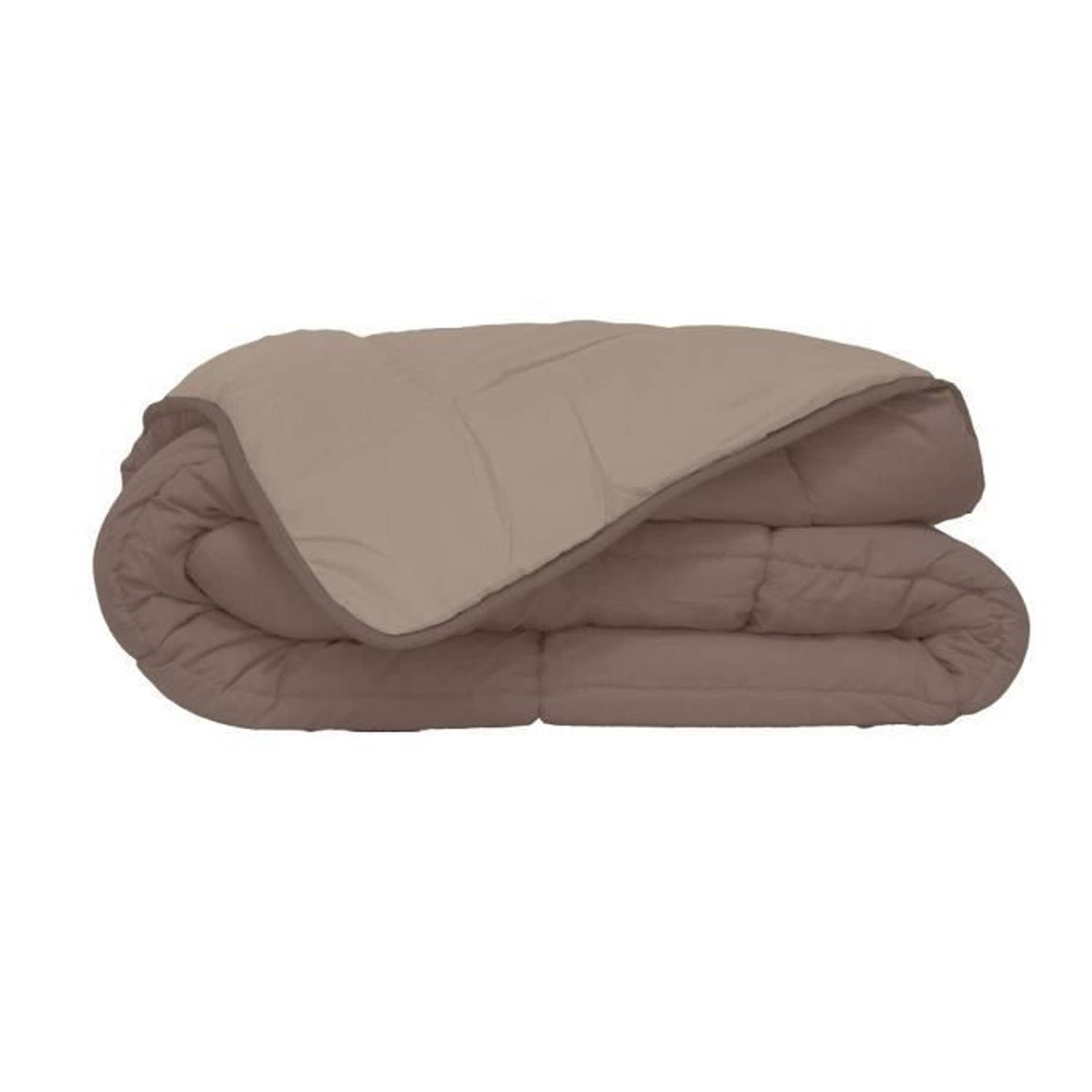 Poyet Motte Microvezel Licht Dekbed 200g / M² 140x200cm Taupe En Linnen