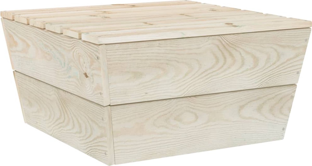 Vidaxl 6-delige Loungeset Met Kussens Pallet Vurenhout - Groen