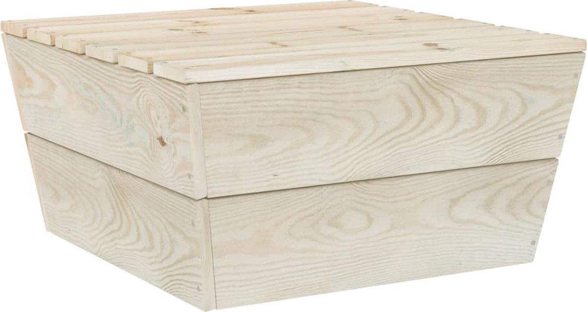 Vidaxl 7-delige Loungeset Met Kussens Pallet Vurenhout - Grijs