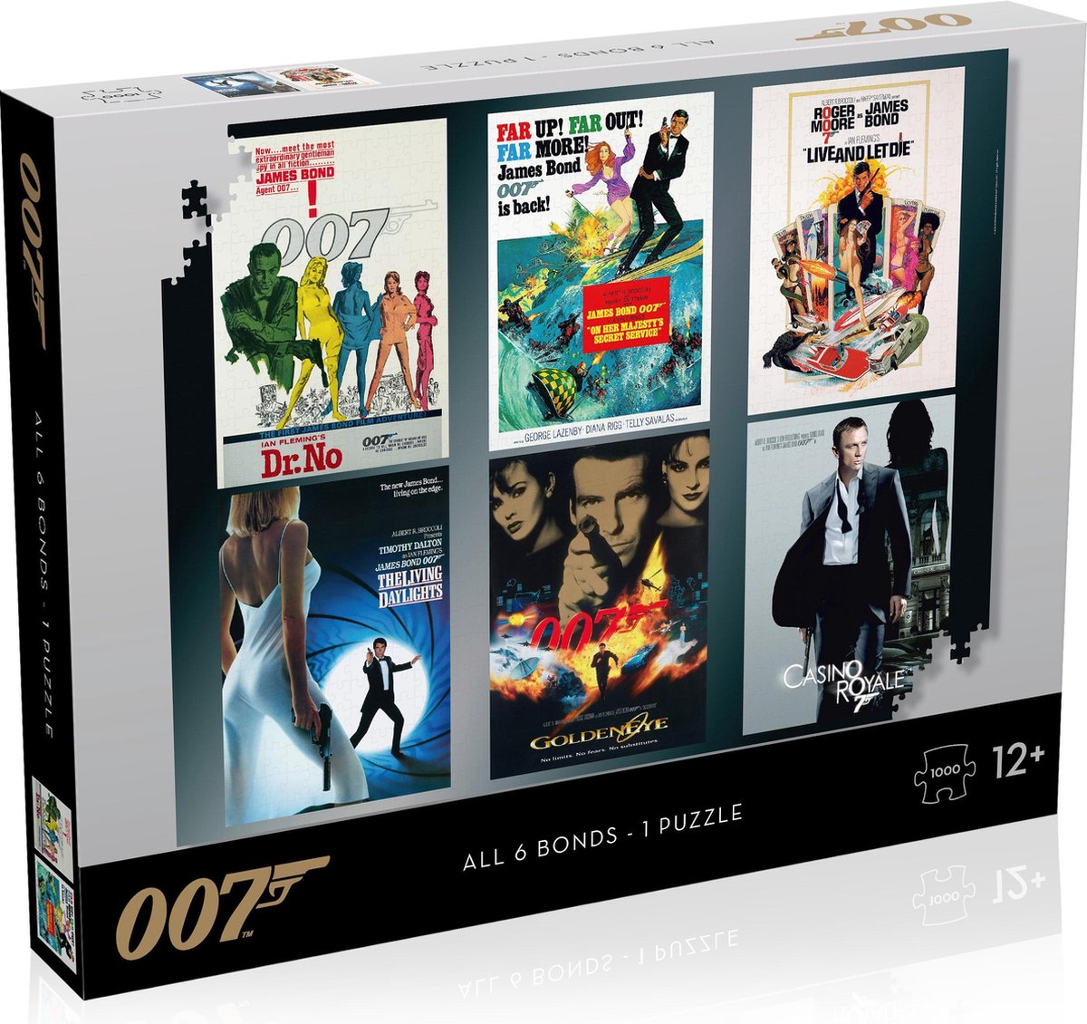 Winning Moves - James Bond Puzzel - 1000 Stukjes - Acteurs Debuut Posters
