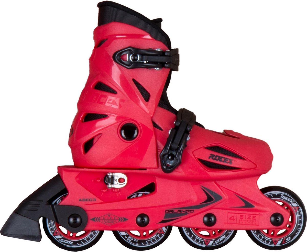 Roces Inlineskates Orlando Iii Junior Aluminium Maat 36-40 - Rood