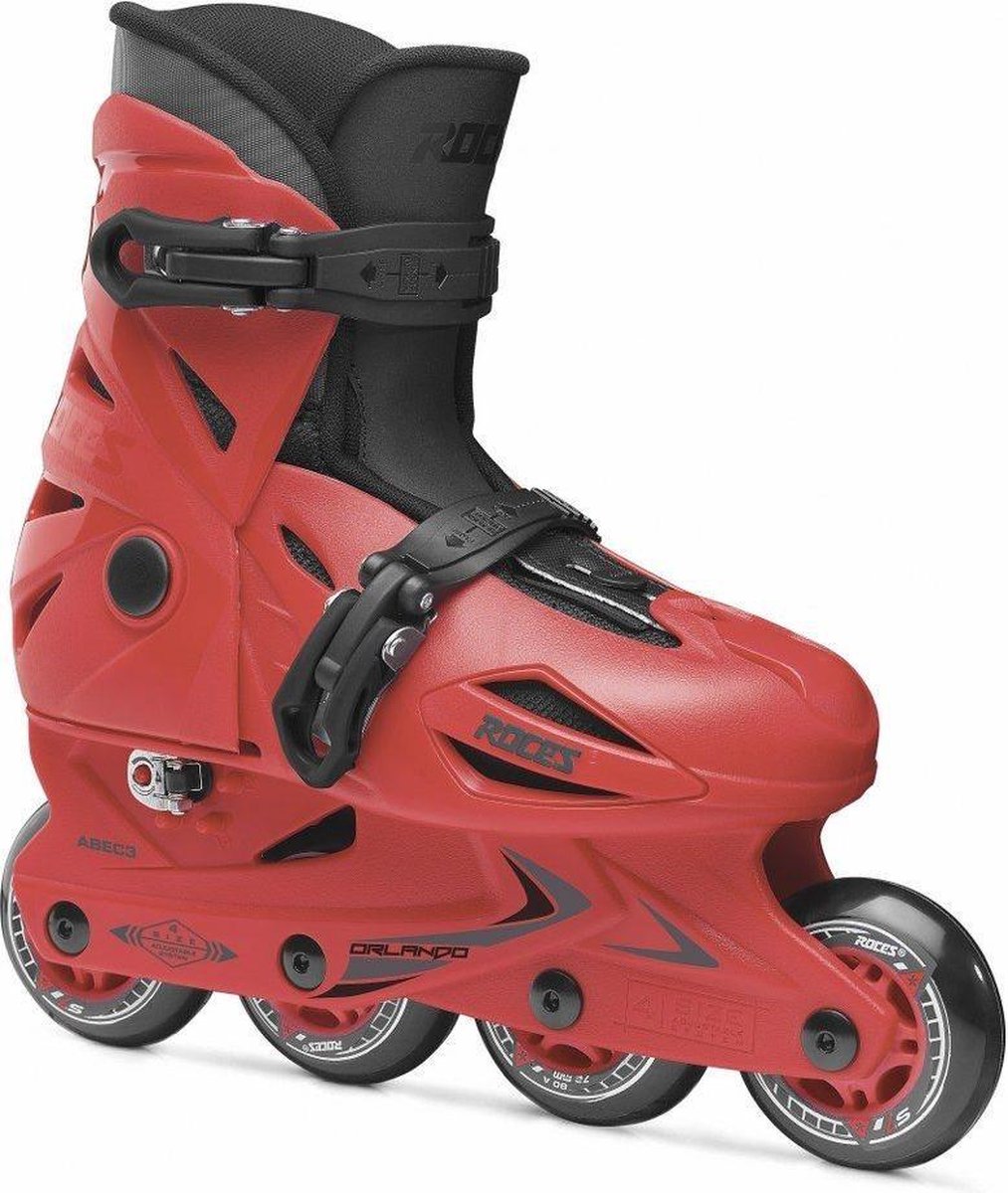 Roces Inlineskates Orlando Iii Junior Aluminium Maat 36-40 - Rood