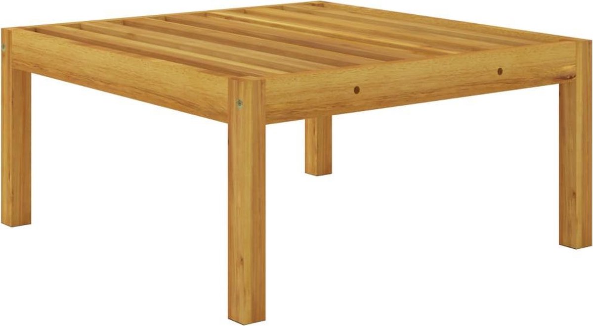 Vidaxl 3-delige Loungeset Met Kussens Massief Acaciahout - Bruin