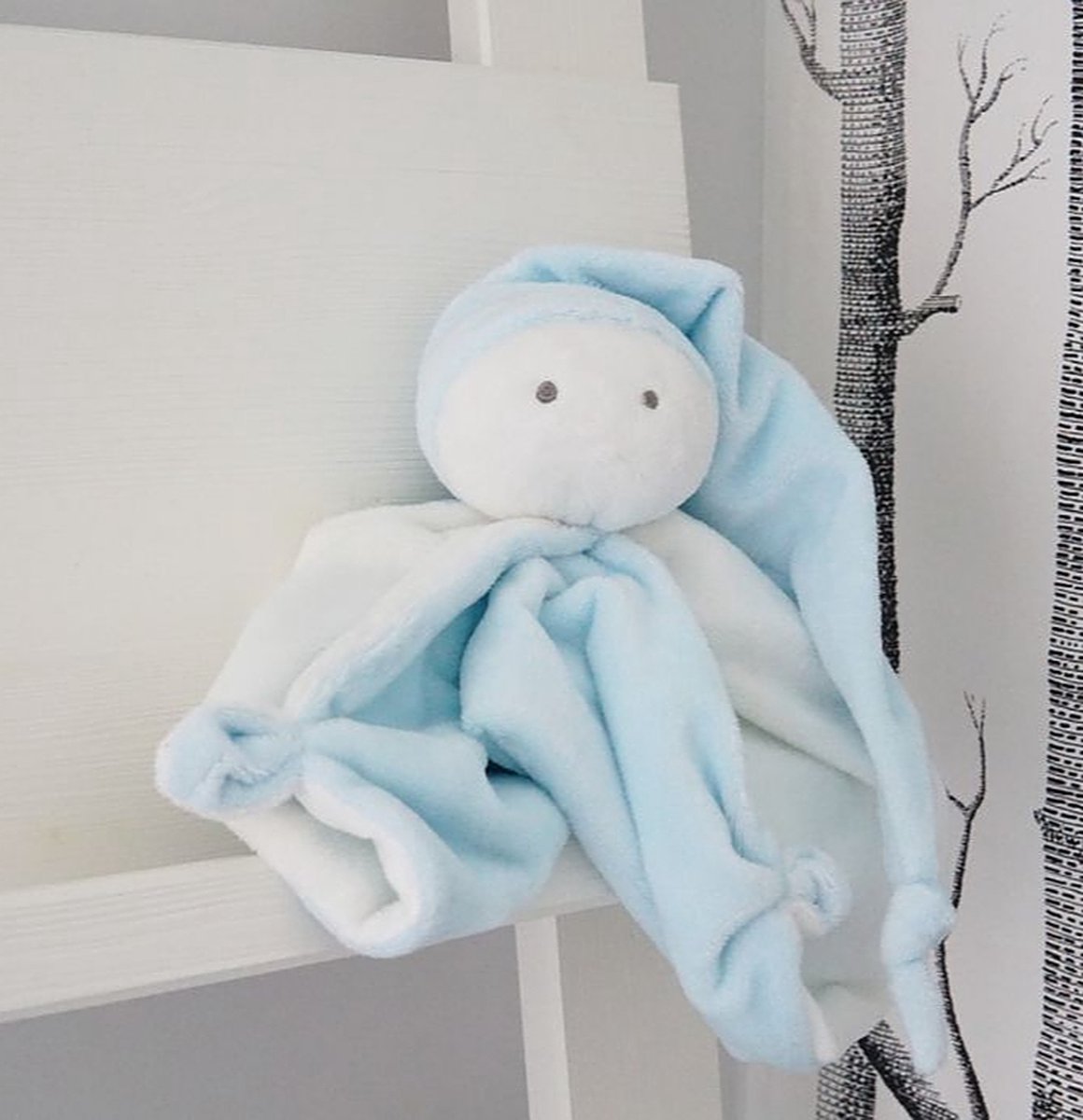 Difrax Knuffeldoekje Soft Junior Pluche Lichtroze/ - Bruin