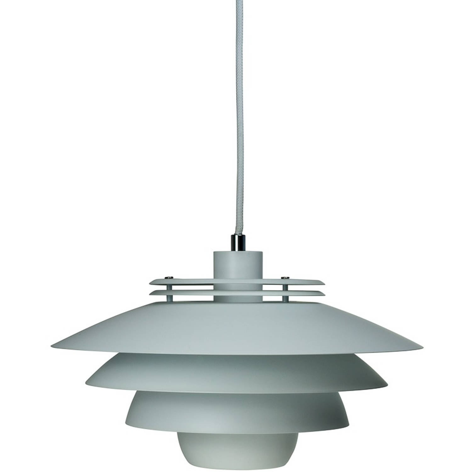 Dyberg Larsen Hanglamp Ejka 60w 38 X 20 Cm Staal Mat - Wit