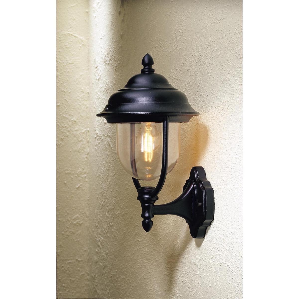 Konstsmide Wandlamp Parma Up 75w 230v Aluminium 46 Cm - Zwart