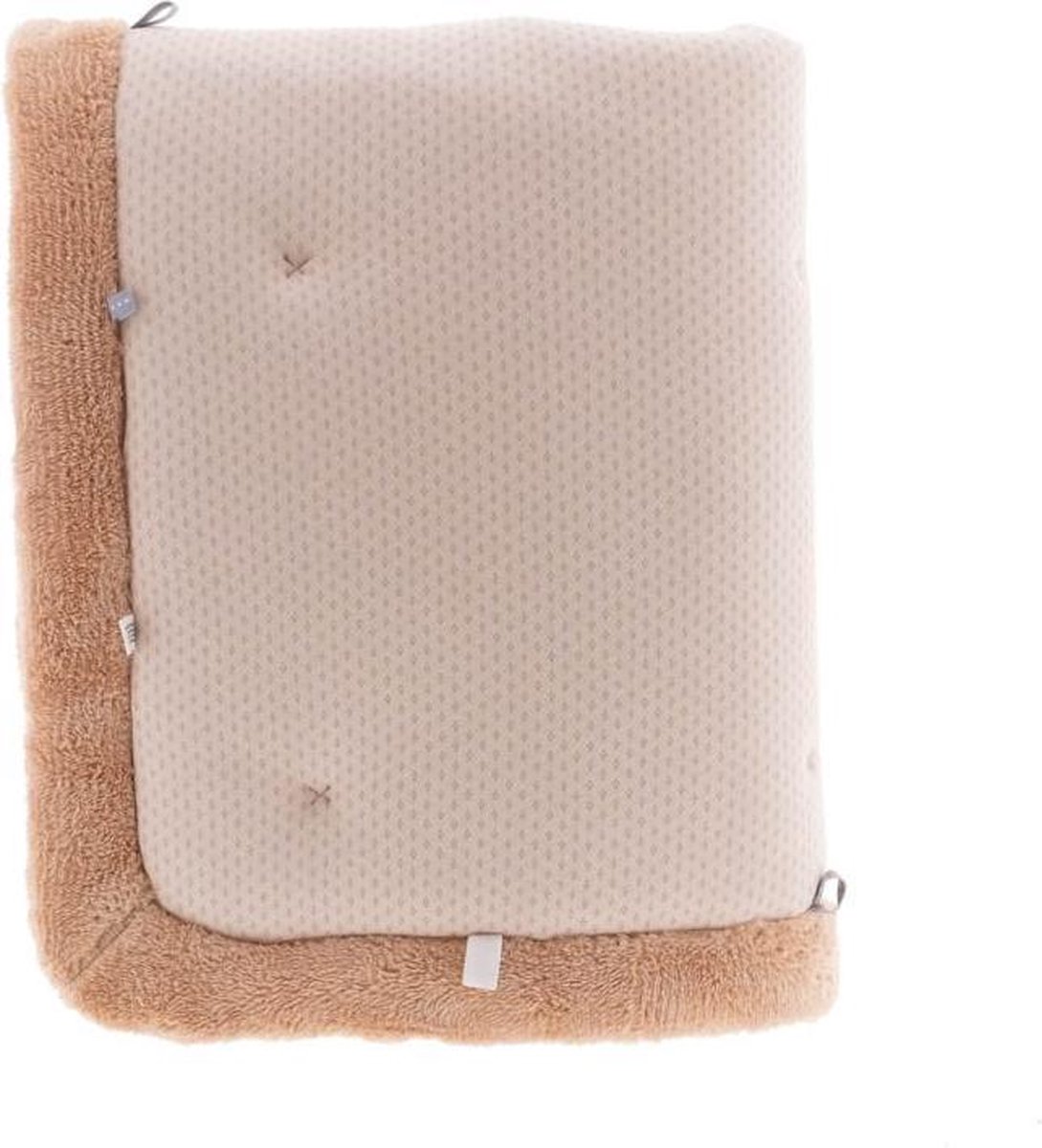 Snoozebaby Boxkleed Milky Rust 75 X 95 Cm Katoen Lichtbruin