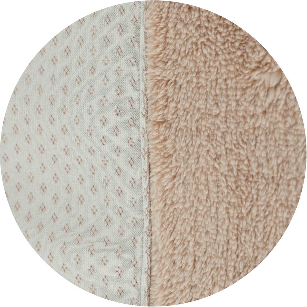 Snoozebaby Boxkleed Milky Rust 75 X 95 Cm Katoen Lichtbruin