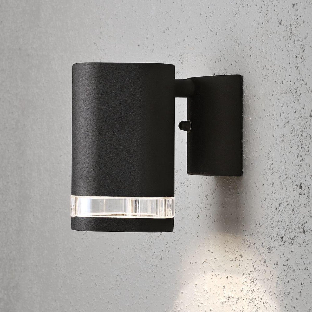 Konstsmide Wandlamp Modena Single 35w 230v Aluminium 15 Cm - Zwart