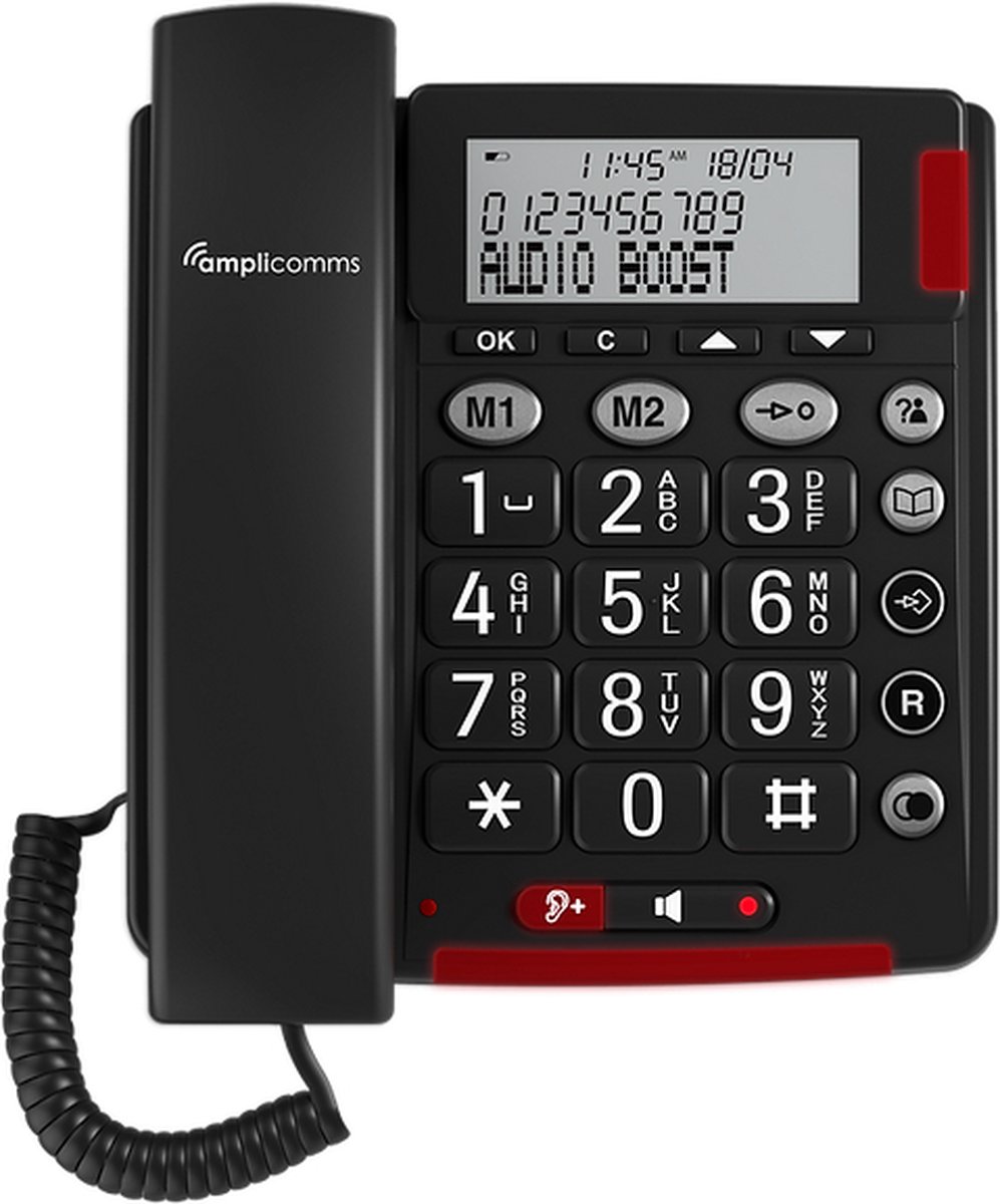 Amplicomms Bigtel 48s Senioren Telefoon - Grijs
