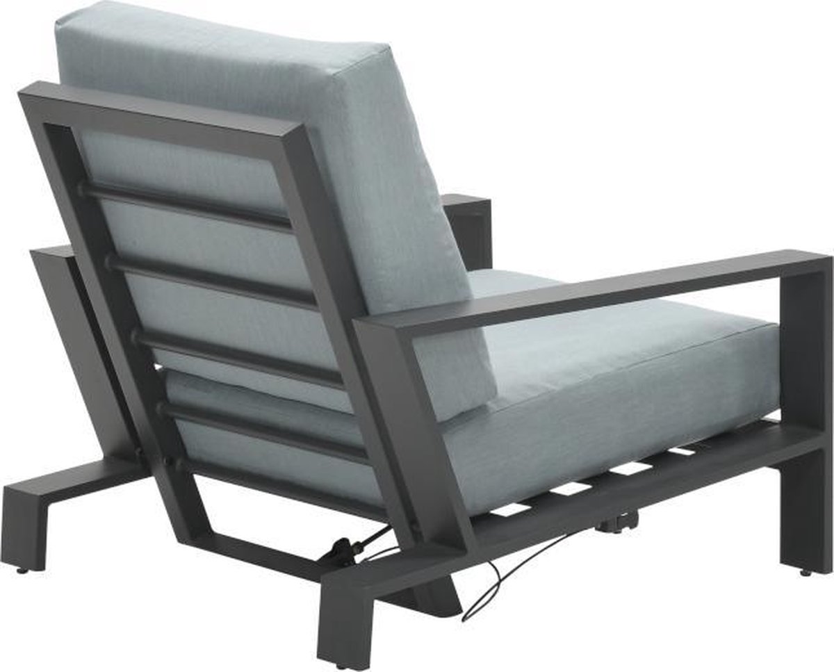 Garden Impressions Lincoln Verstelbare Loungestoel - Mint Grey - Grijs