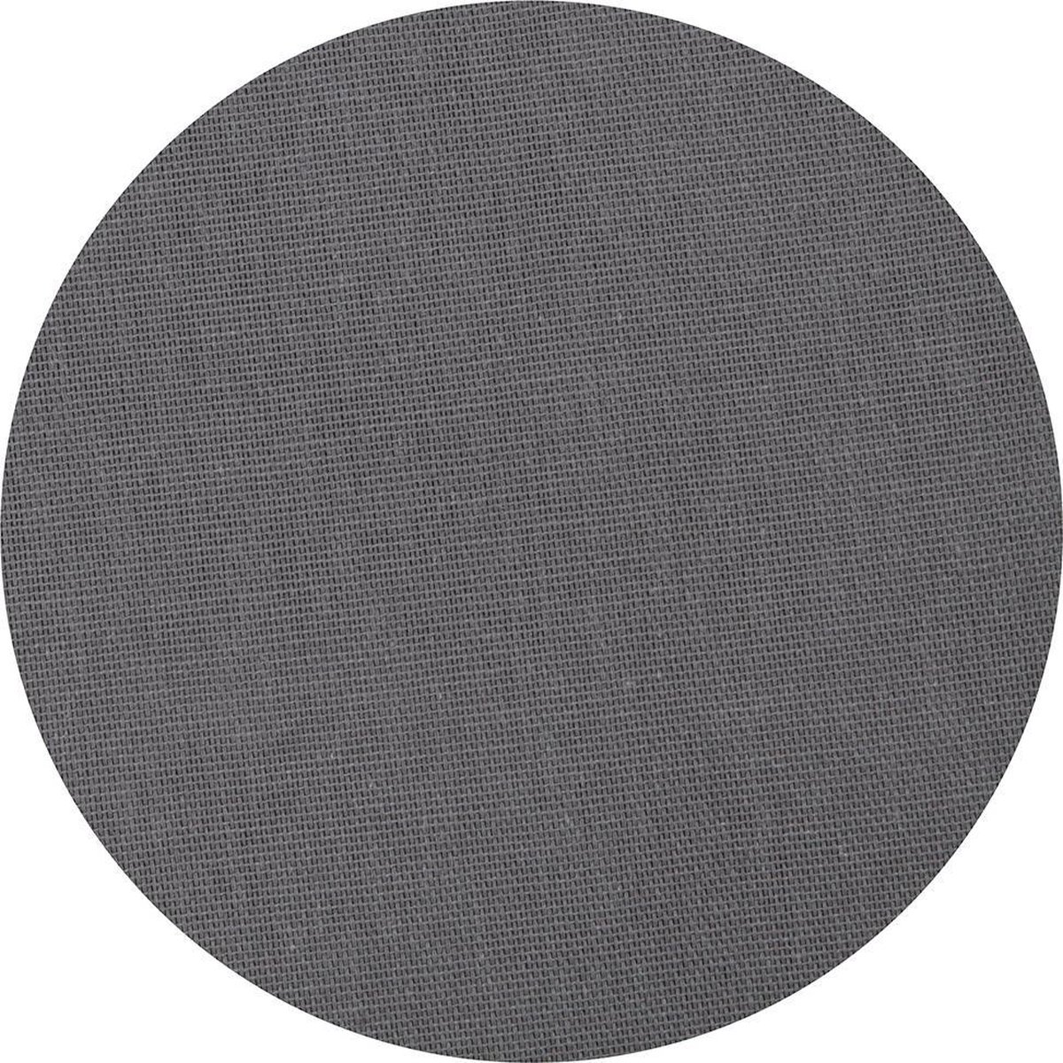 Wicotex Tafellaken-tafelkleed- Dordogne Rond 160cm Poly/katoen - Zwart