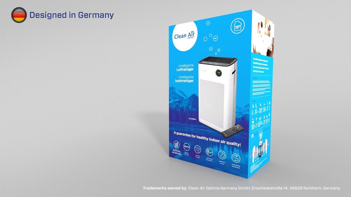 Clean Air Optima Ca-510pro Luchtreiniger - Levend - Wit