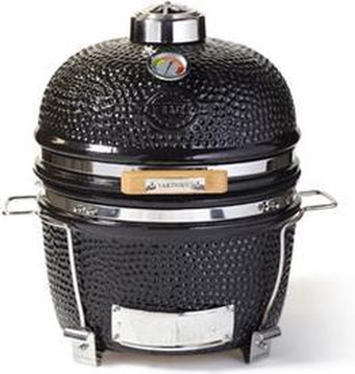 Yakiniku Barbecue Kamado Houtskool 14 Inch Keramiek/rvs - Zwart