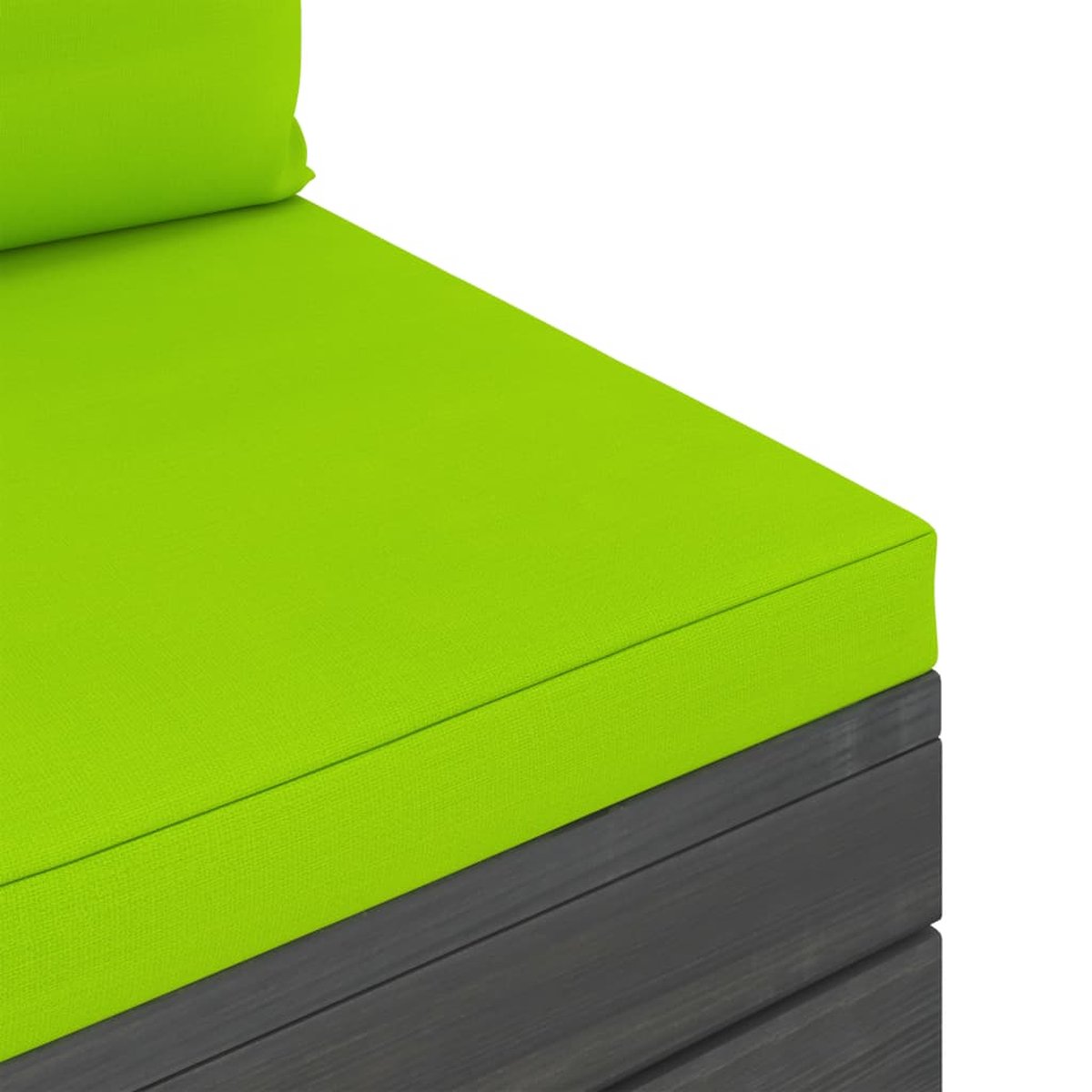 Vidaxl 7-delige Loungeset Met Kussens Pallet Massief Grenenhout - Groen