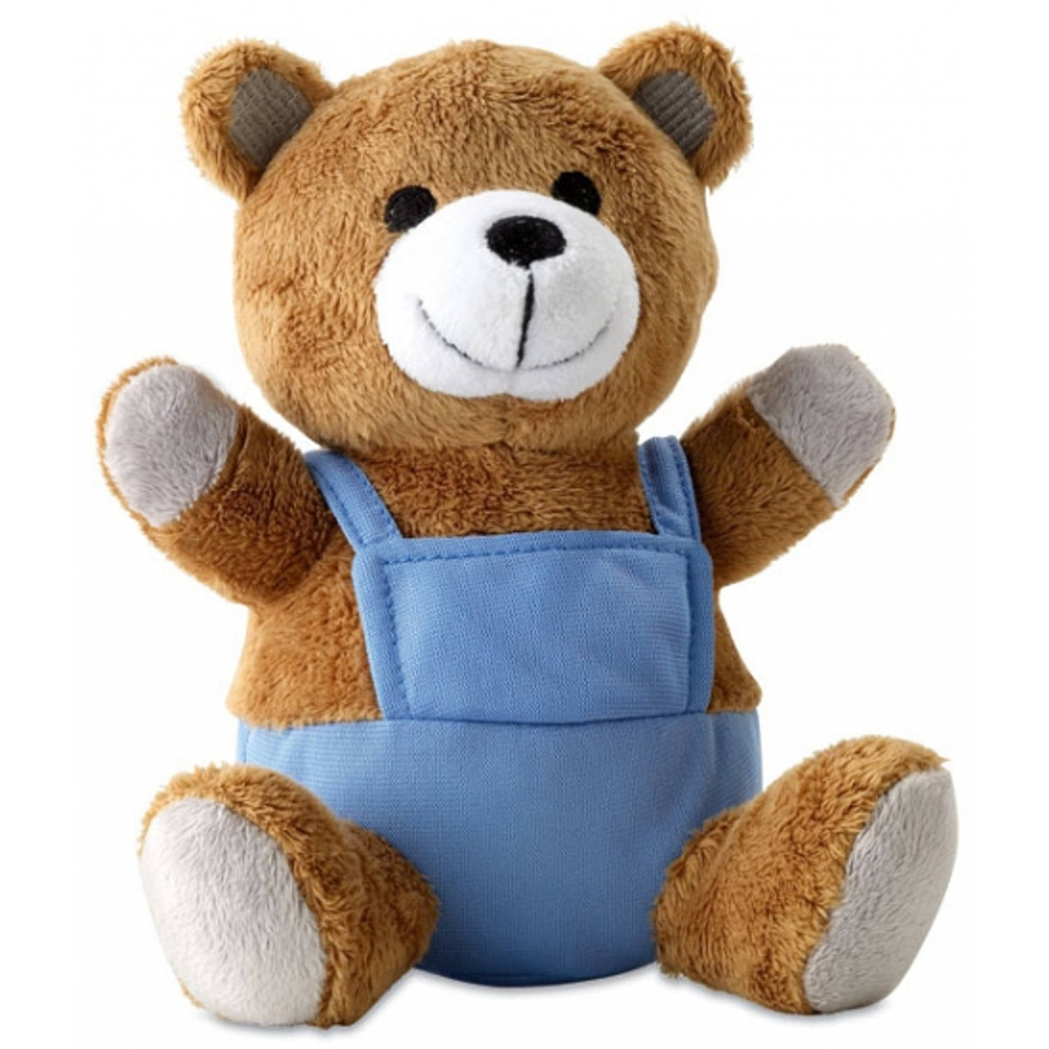 Pluche Teddybeer Mete Outfit - Blauw