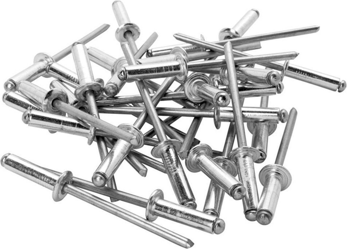 Rapid High performance blindklinknagels Ø4,8 x 16 mm, 50 stuks + boor - 5000390