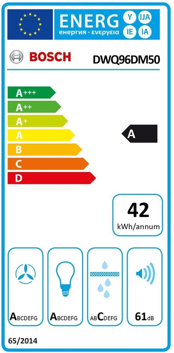 Bosch Serie 4 Dwq96dm50 Afzuigkappen - Roestvrijstaal - Silver