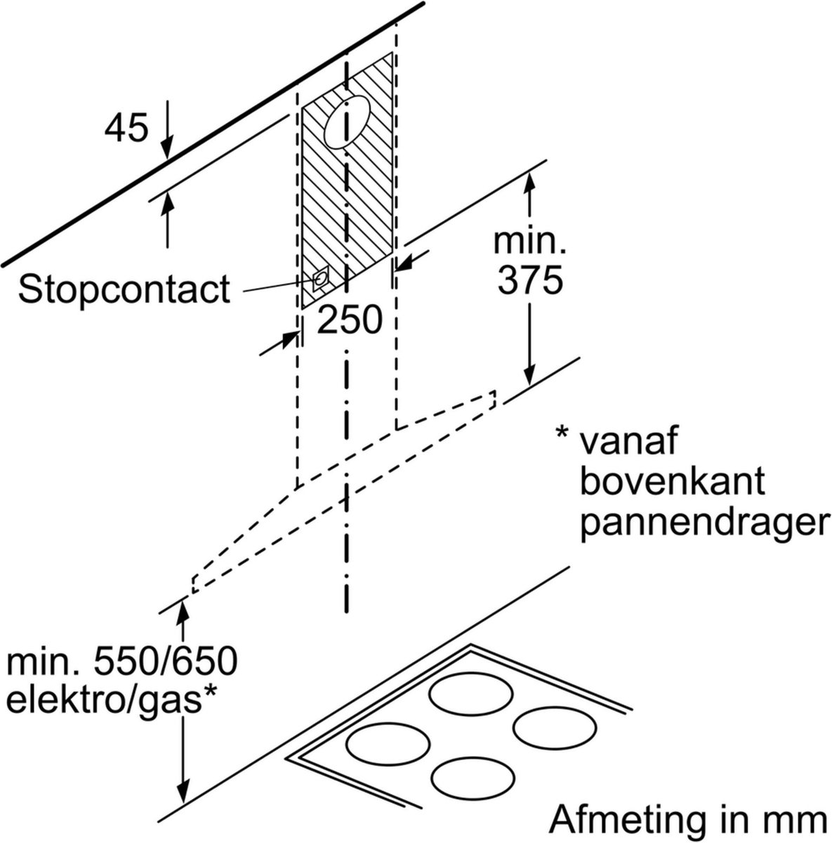 Bosch Serie 4 Dwq96dm50 Afzuigkappen - Roestvrijstaal - Silver