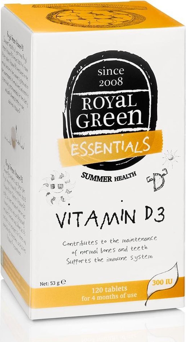 Royal Green Vitamine D3 (120 Tabs) -
