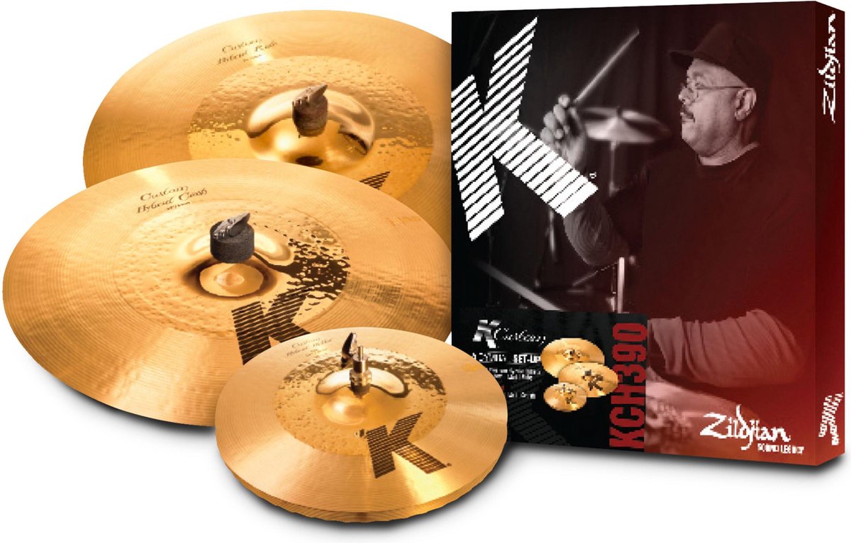 Zildjian K Custom Hybrid 390 Box Set bekkenset