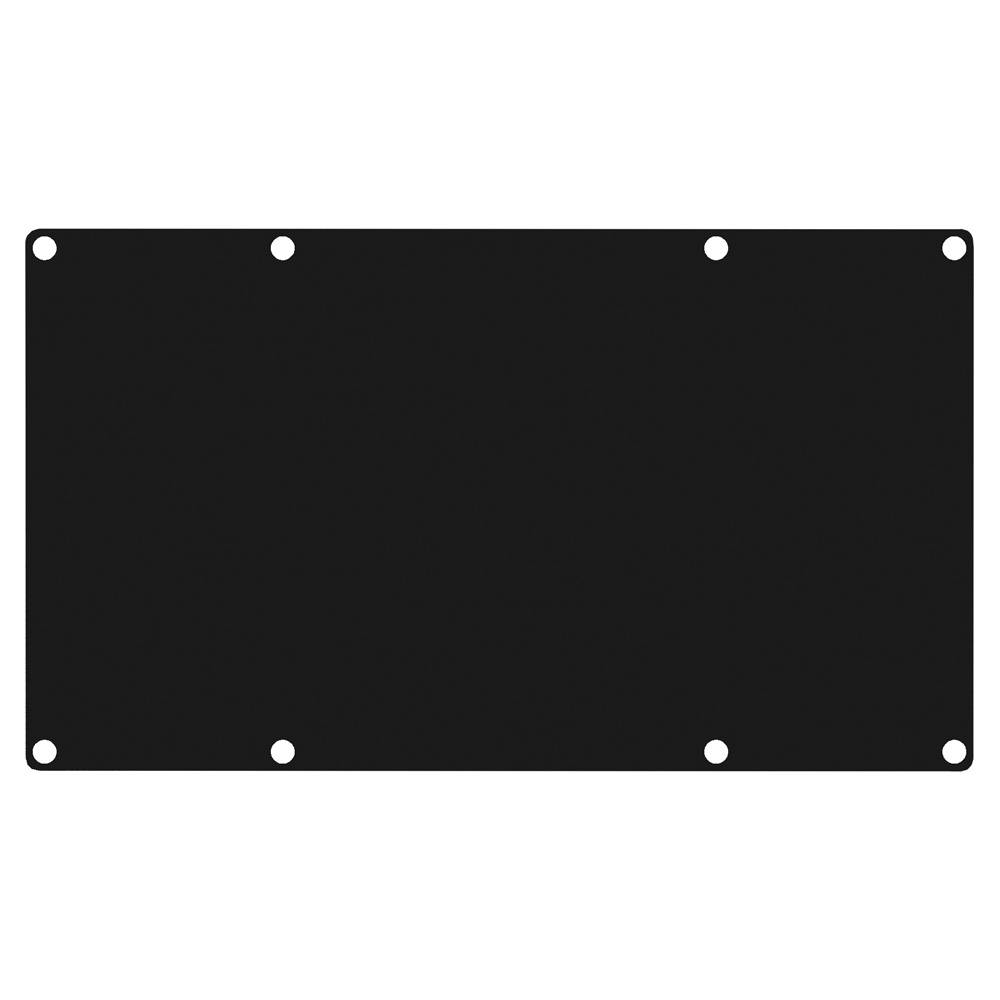 Caymon CASY401/B blindplaatje staal, 4 modules breed voor CASY-chassis