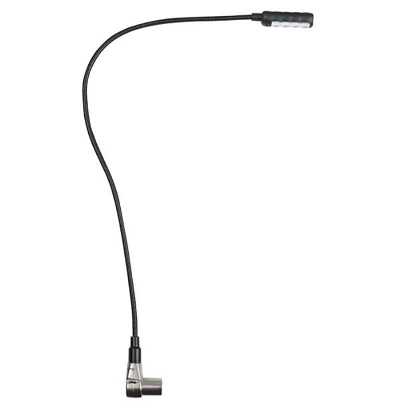 Showtec DAP GooseLight XLR haakse 4-pins connector met witte LED