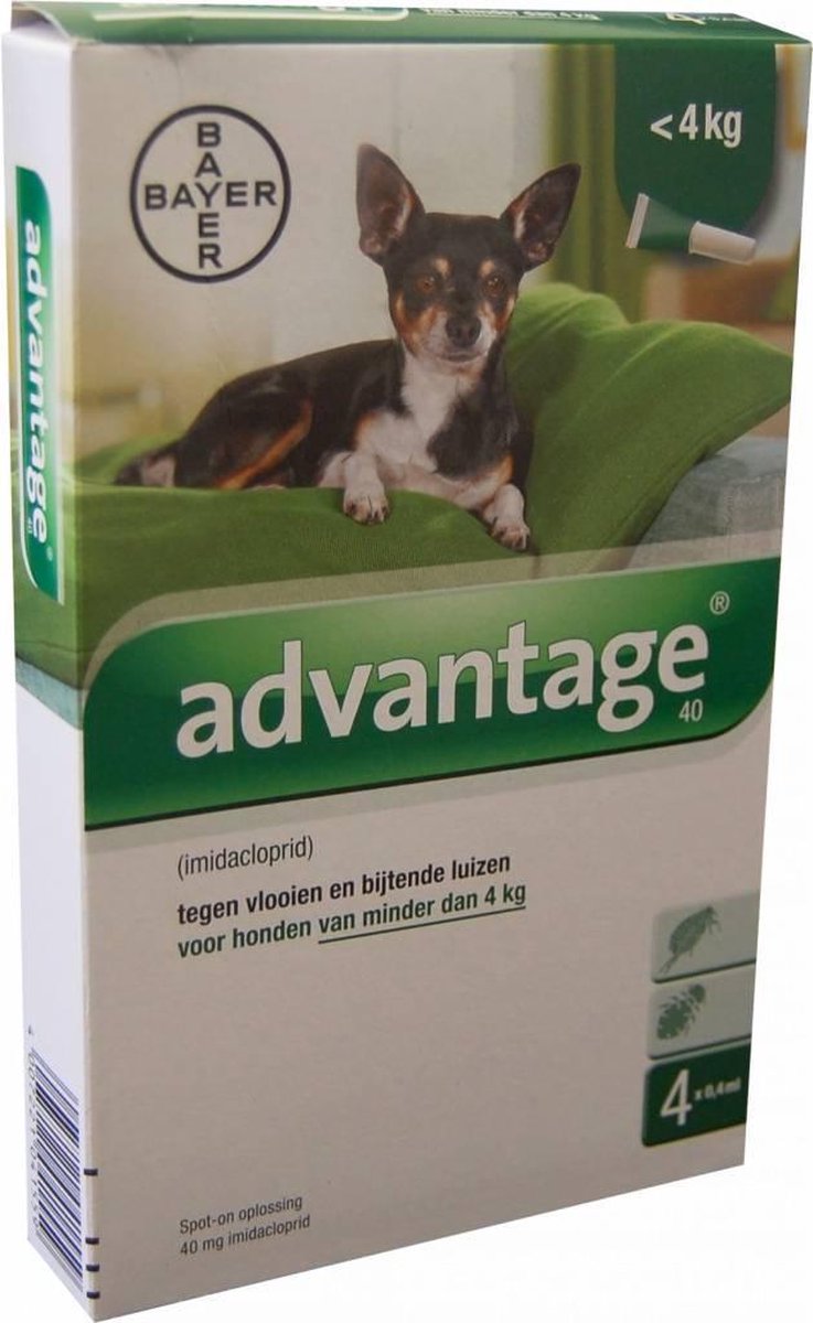 Advantage 100 Hond 4 tot 10kg