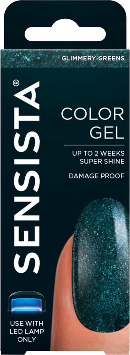 Sensista Color Gel Glimmery Greens