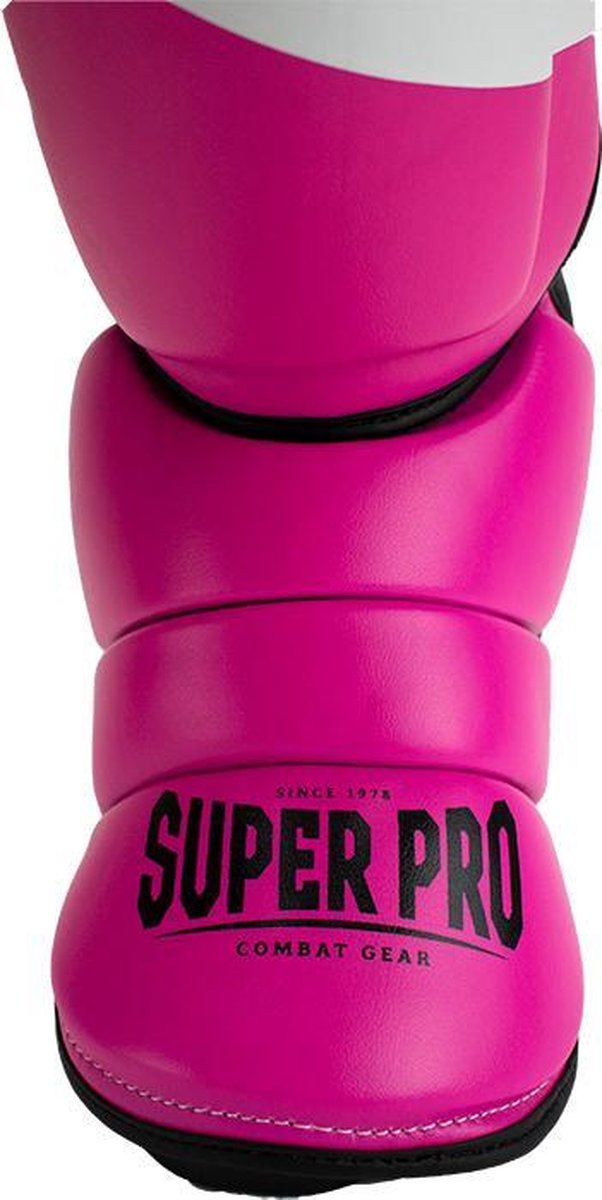 Super Pro Combat Gear Rebel Scheenbeschermers -/Zwart/Wit - M - Roze