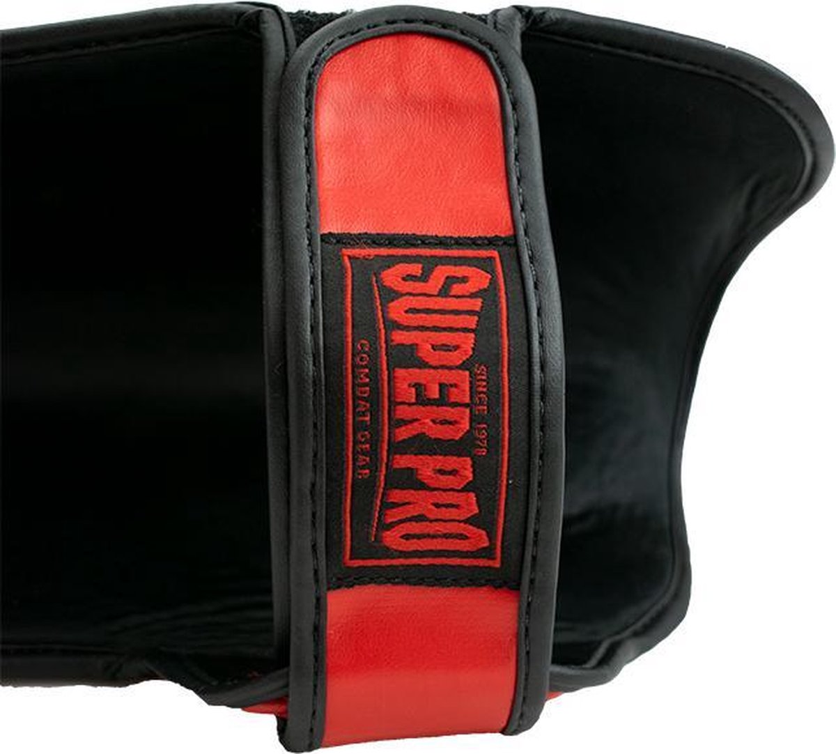 Super Pro Combat Gear Rebel Scheenbeschermers - Rood//Wit - XL - Zwart