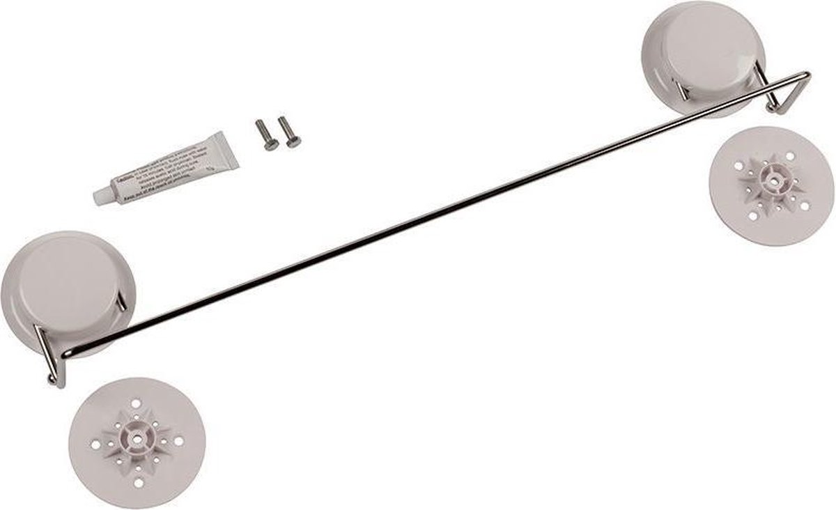 Alpina Handdoekrek - Met Zuignappen - Wit