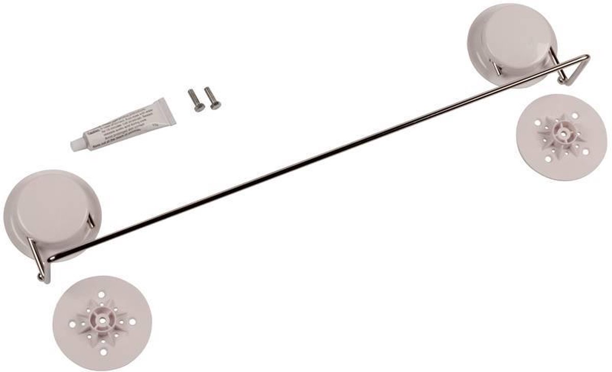 Alpina Handdoekrek - Met Zuignappen - Wit