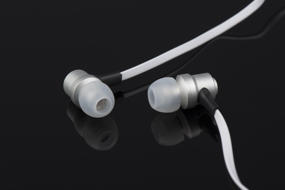 Grundig Oordopjes met Microfoon - Metal Pro Zilver - Silver